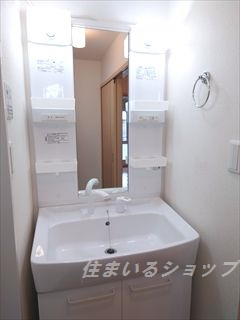 広島市安佐北区口田南４丁目のアパートの洗面所|シャンプードレッサー