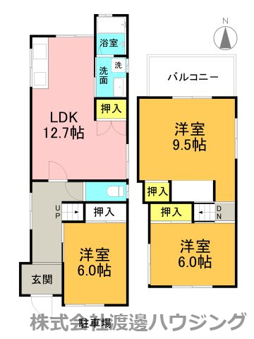 立花町３丁目一戸建の間取り