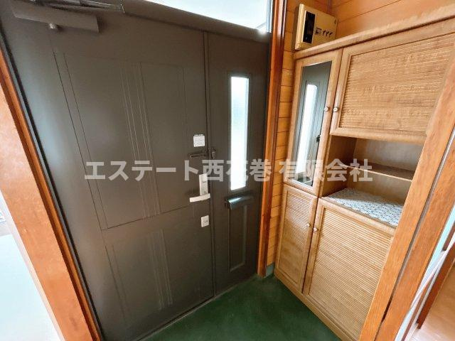 若葉町　菅原貸家の玄関