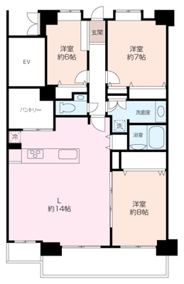 横須賀汐入ハイム2号棟の画像