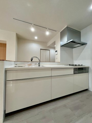 東急ドエル平岸台ビレジ2号棟のキッチン|開放感のあるオープンキッチン！