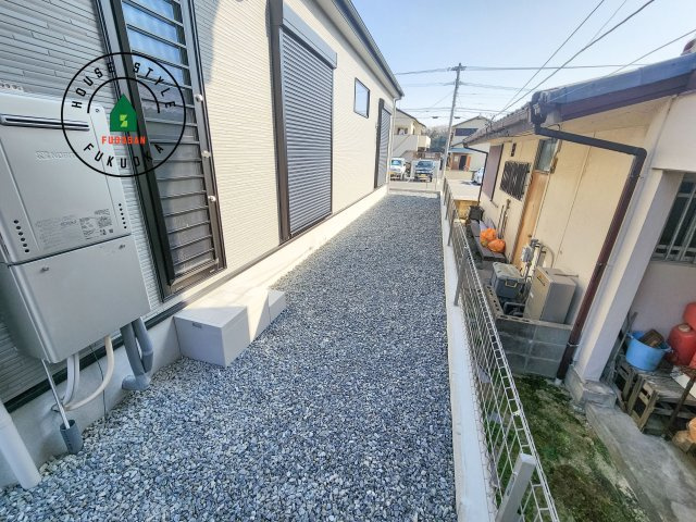 大野城市南ヶ丘6丁目第4-1棟（1号棟）の庭|お庭で自由な時間を過ごせます。