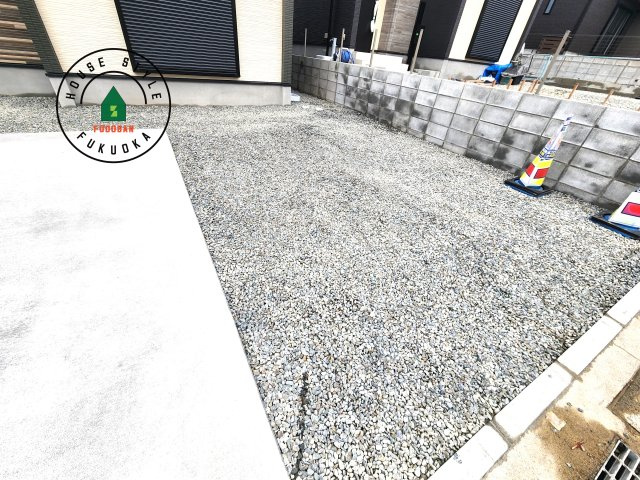 福岡市早良区重留2丁目第2-2棟(1号棟)の庭|お庭で自由な時間を過ごせます。