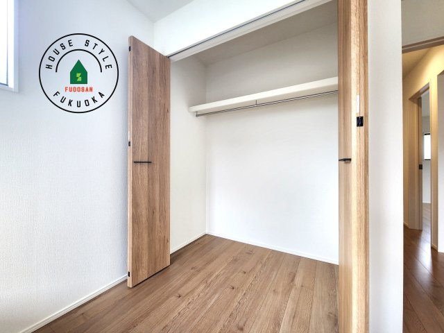 福岡市早良区重留2丁目第2-2棟(1号棟)の内観：施工例|大きなスペースがあり、収納には困りません。