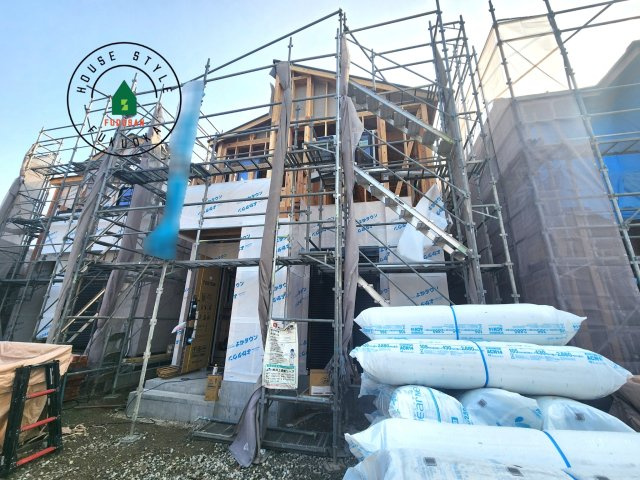 糸島市前原北2丁目第1-3棟（2号棟）の外観|デザイン性のある外観です。