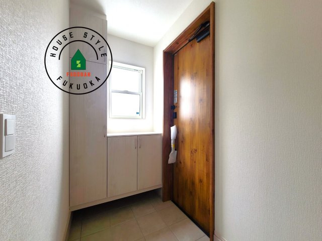 糸島市前原北2丁目第1-3棟（3号棟）の防犯設備|二重ロックでしっかり防犯対策ができます。