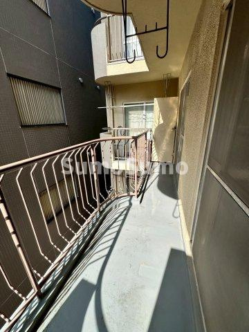 夙川カームマンションのバルコニー