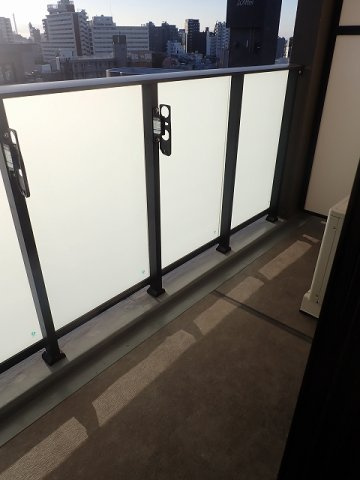 テラス駒込イーストのバルコニー