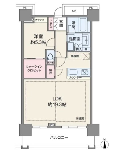 【間取り】 | ★仲介手数料半額★ベイクレストタワー（ブランドにこだわらない方で割安なタワマンで相続対策で検討）