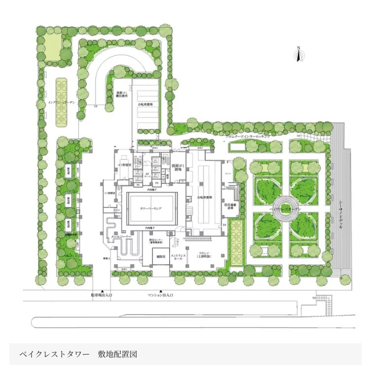 ★仲介手数料半額★ベイクレストタワー（新規フルリノベーション工事済み）の区画図