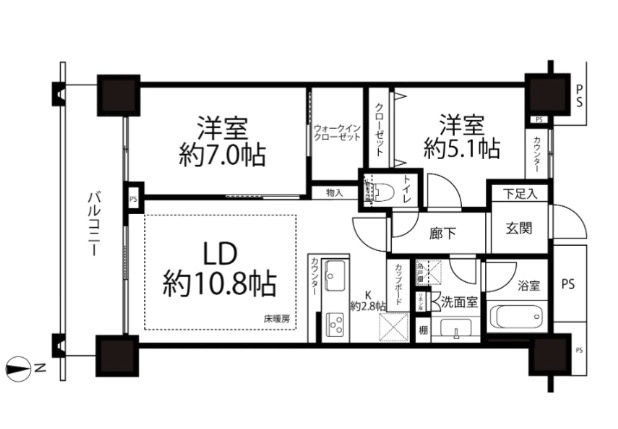 ★仲介手数料半額★ベイクレストタワー（新規フルリノベーション工事済み）