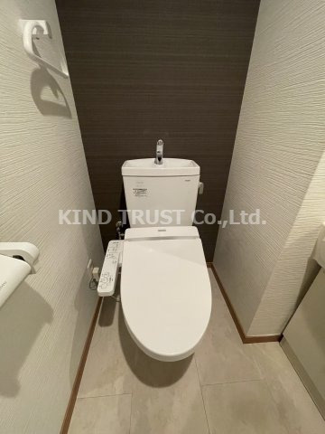 ドゥエリング梅田のトイレ|ゆったりとした空間のトイレです