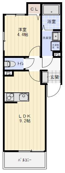 LA PRIMAVERA和白東の間取り
