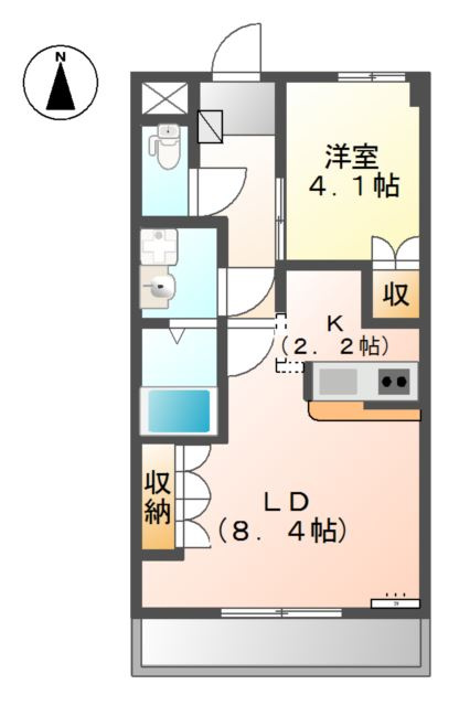 ＳＵＮ 　ＰＡＴＩＯ　Ⅲの間取り