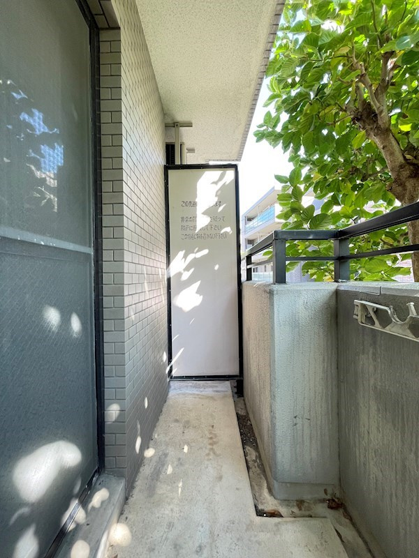 福岡市南区高宮３丁目の賃貸マンションのバルコニー