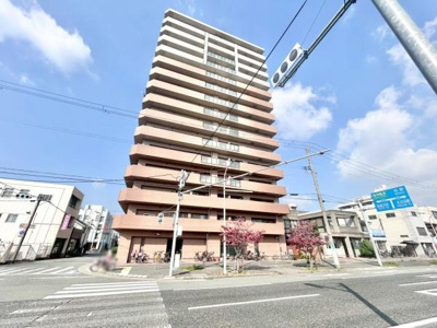 【外観】 | リベールシティ堺錦之町 | 南海本線「七道」駅が徒歩10分。通勤にも外出にもアクセス良好。家族でおでかけすることも増えそうですね♪