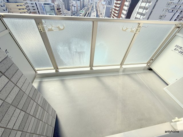 エスリード阿波座レジデンス　仲介手数料無料のバルコニー