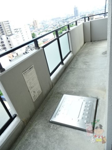 アリベ東古松のバルコニー
