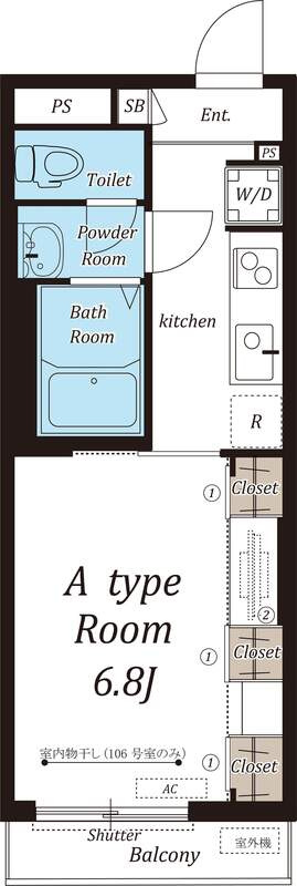 リブリ・坂戸Ⅱの間取り
