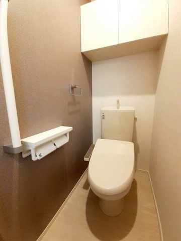 ヴィラ　ミスズ　Ⅱのトイレ|落ち着いたトイレです