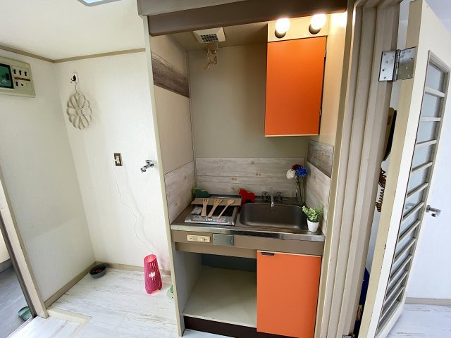 シティパレス八幡Ⅰのキッチン|きれいなキッチンです