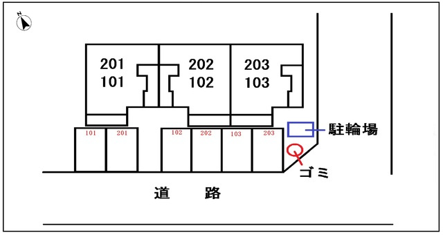 ビッツ真美の駐車場