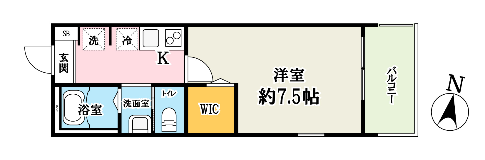 セレーノ西浦和の間取り