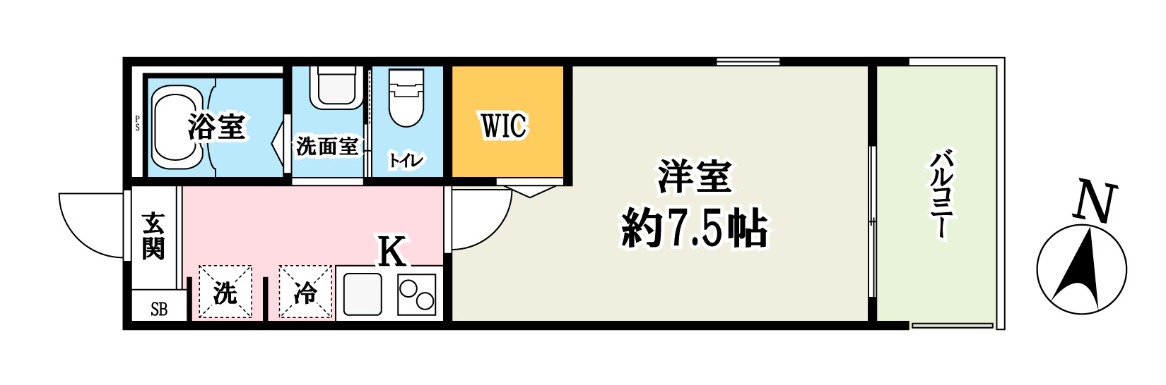 セレーノ西浦和の間取り