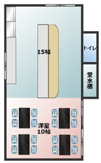 【間取り】 | 寒河江市元町4丁目　店舗