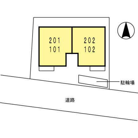 フォルテーヌⅠの区画図