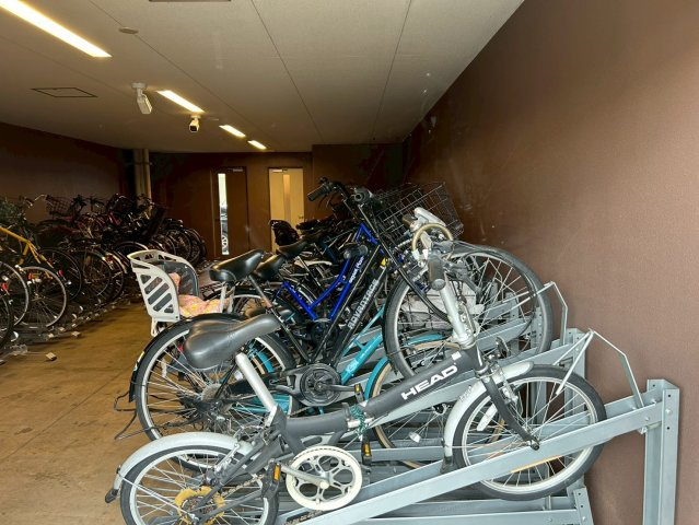 BELISTA岐阜香蘭の駐輪場