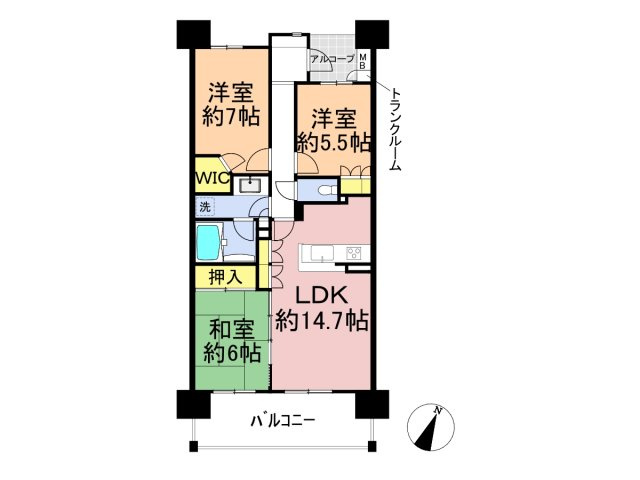 BELISTA岐阜香蘭の間取り