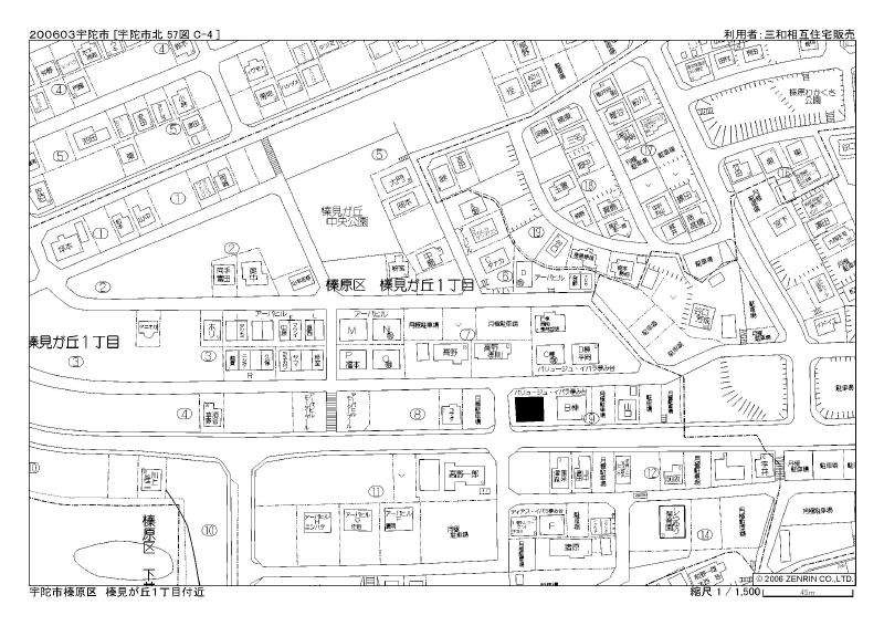 バリュージュＡの地図