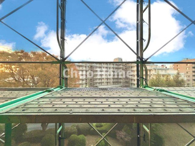 【展望】 | ボナハイツ中川1号棟 | 大規模修繕中のため見づらくてすみません