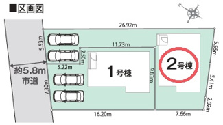 【区画図】 | リナージュ近江八幡桜宮町第１期 | 区画図