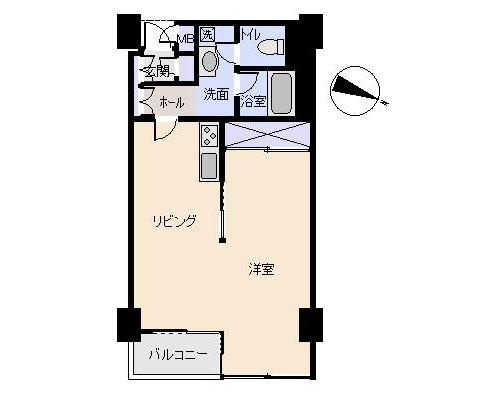 熱海ターガスマンションの間取り