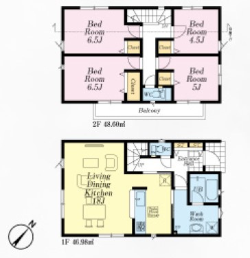 【間取り】 | 朝霞市宮戸3丁目　新築一戸建住宅　全16棟　(志木本店) | 11号棟／ZEH水準の省エネ住宅！防犯カメラ標準装備で永く安心してお住まいいただけます。