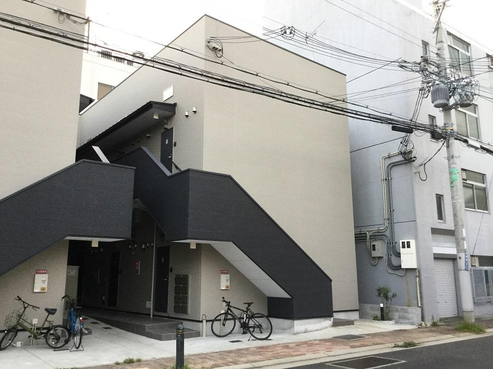 神戸市長田区真野町のアパートの外観