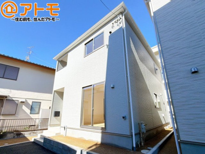 【外観】 | 清水区村松原第4　新築戸建　2号棟 | どっしりとした外観は安心感のあるマイホームを実感できますね♪