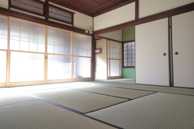 春の木洩れ日とエスプレッソの和室