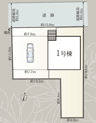 【区画図】 | 藤枝市志太第4　新築戸建　全1棟