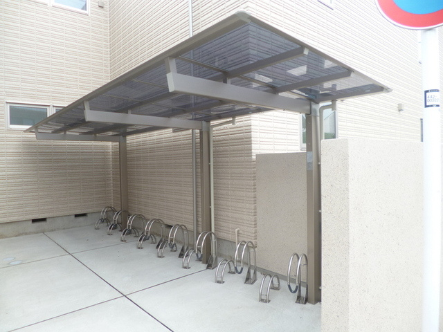 アンソレイユ浜田山のその他共用部分|屋根付き駐輪場
