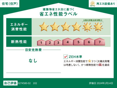 【省エネ性能ラベル】 | クラール　大島　Ｂ