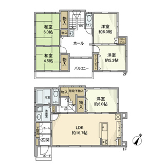 【間取り】 | 松代戸建