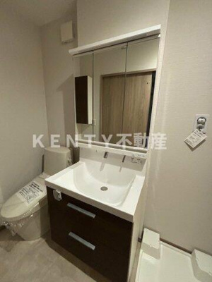 【洗面所】 | ニューキャッスルＩ | 使いやすい洗面所です