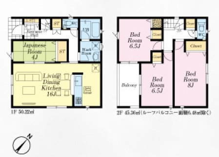 【間取り】 | 朝霞市宮戸3丁目　新築一戸建住宅　全16棟　(志木本店) | 15号棟／ZEH水準の省エネ住宅！防犯カメラ標準装備で永く安心してお住まいいただけます。