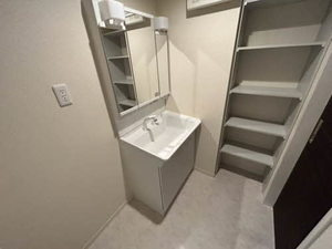 ルーチェ南茨木の独立洗面台