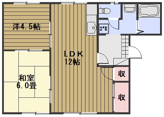 ロジュマン福田の間取り