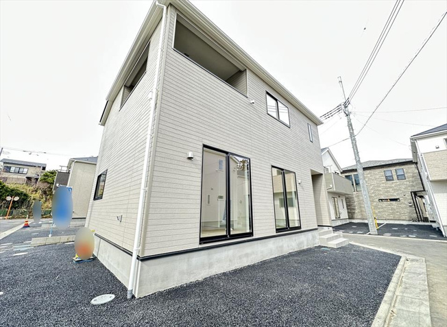 【駐車場】 | 朝霞市宮戸3丁目　新築一戸建住宅　全16棟　(志木本店) | 全区画32坪以上のゆとりある敷地。静かな暮らしを好む方にもオススメな閑静な住宅地です。