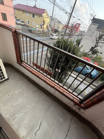 コクブマンションのバルコニー